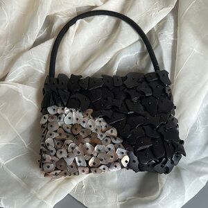 Lovely Mother of Pearl Wood Purse